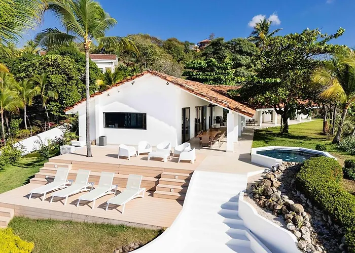 Villa Beachfront Cliff 300 Degrees Ocean Views, Pool And Jacuzzi Playa Flamingo